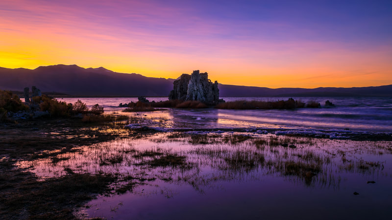 Sunset Mono Lake, Lee Vining, California 