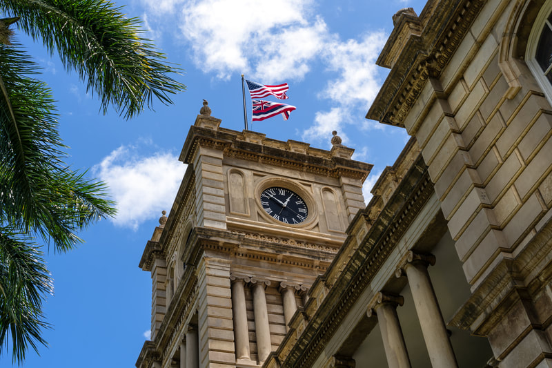 Clock tower – Oahu Hawaii 