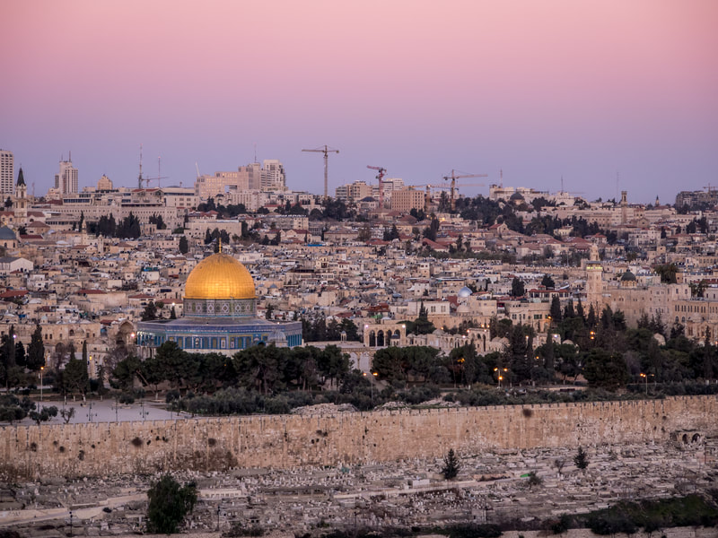 Jerusalem Israel at Sunrise 